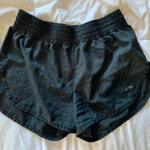 Black athletic shorts